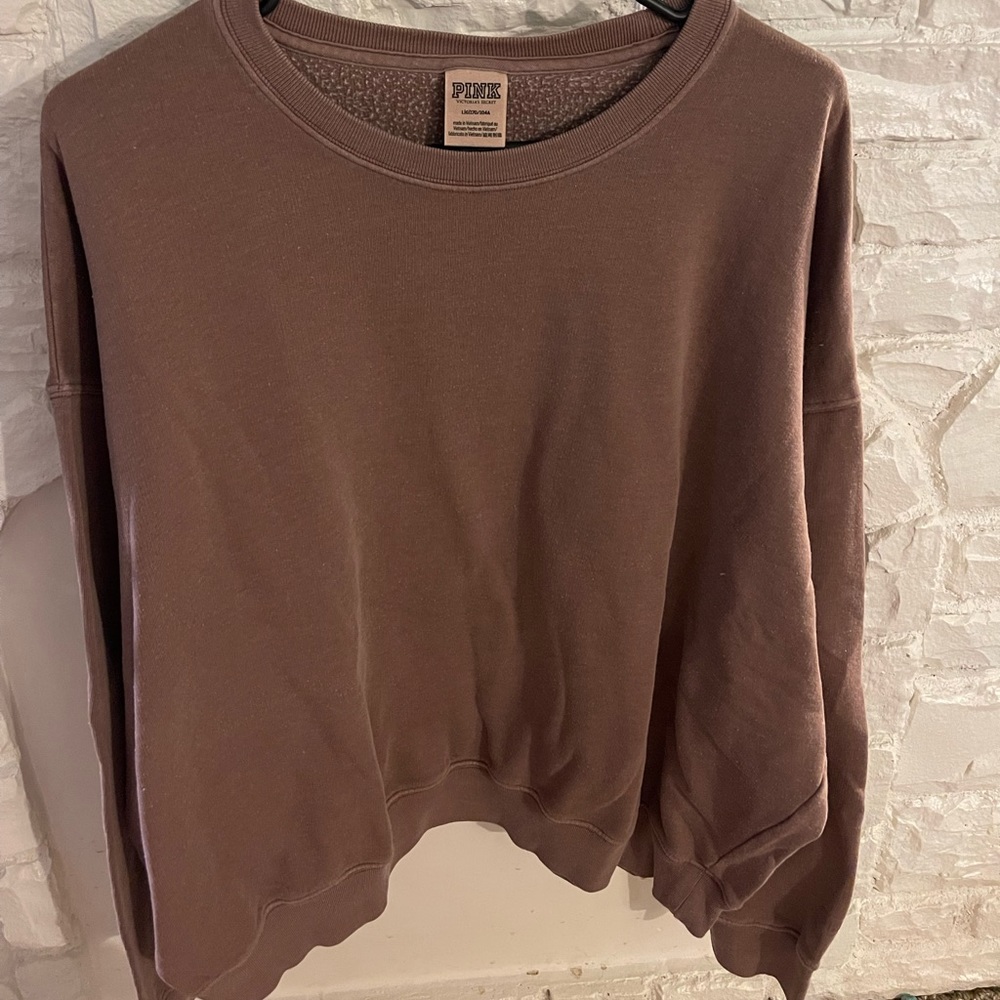 Pink oversized crewneck